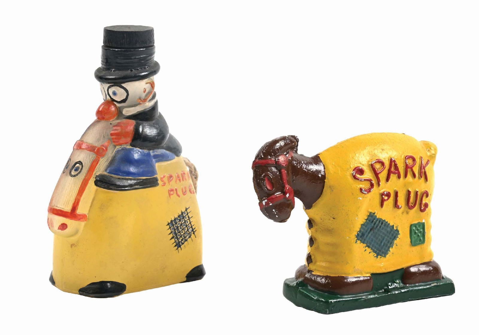 LOT OF 2: GLASS SPARK CANDY CONTAINERS (1 of 4)