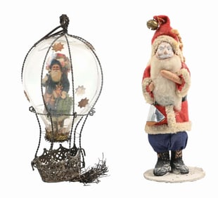 LOT OF 2: CHRISTMAS ORNAMENTS
