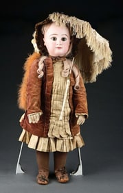 RARE LARGE (35 - 1/2", 95 CM) "PARIS BEBE" BY JUMEAU