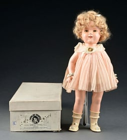 TOTALLY ORIGINAL SHIRLEY TEMPLE DOLL IN THE ORIGINAL BOX