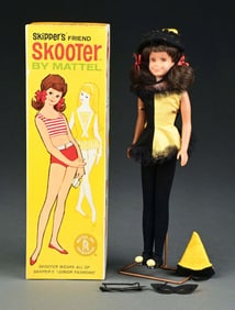 1956S BARBIE, SKIPPERS FRIEND SKOOTER IN BOX