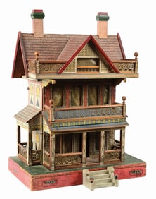 LARGE SIZE BLISS PAPER ON WOOD DOLLHOUSE