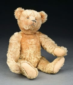 ADORABLE EARLY STEIFF BEAR W/ DARK GOLD MOHAIR