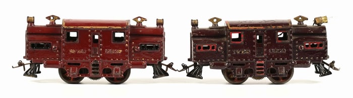 LOT OF 2: MAROON IVES 3217 & DARKER MAROON 3218