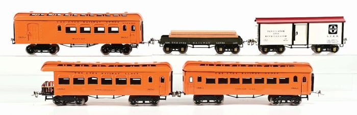 LOT OF 5: IVES ROLLING STOCK