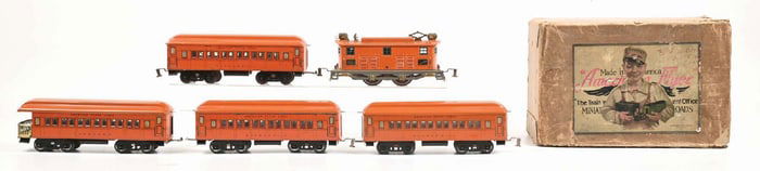 LOT OF 6: AMERICAN FLYER RESTORED BUNKER HILL SET