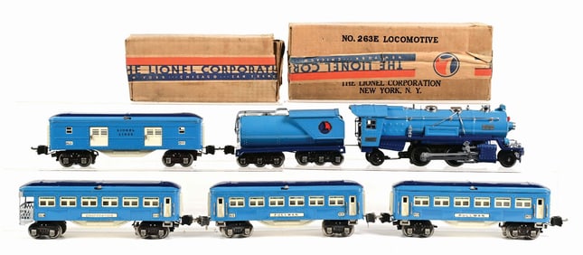 LIONEL BLUE COMET SET