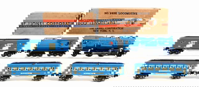 LIONEL BLUE COMET SET (1 of 2)