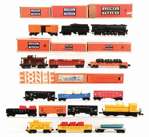 VARIOUS BOXED LIONEL TRAIN SETS