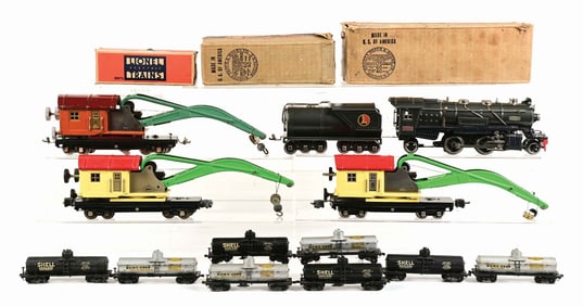 LOT OF 4: PRE & POST-WAR TRAINS