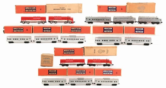LOT OF 3: GROUPING OF LIONEL TRAIN CARS IN NON-ORIGINAL BOXES