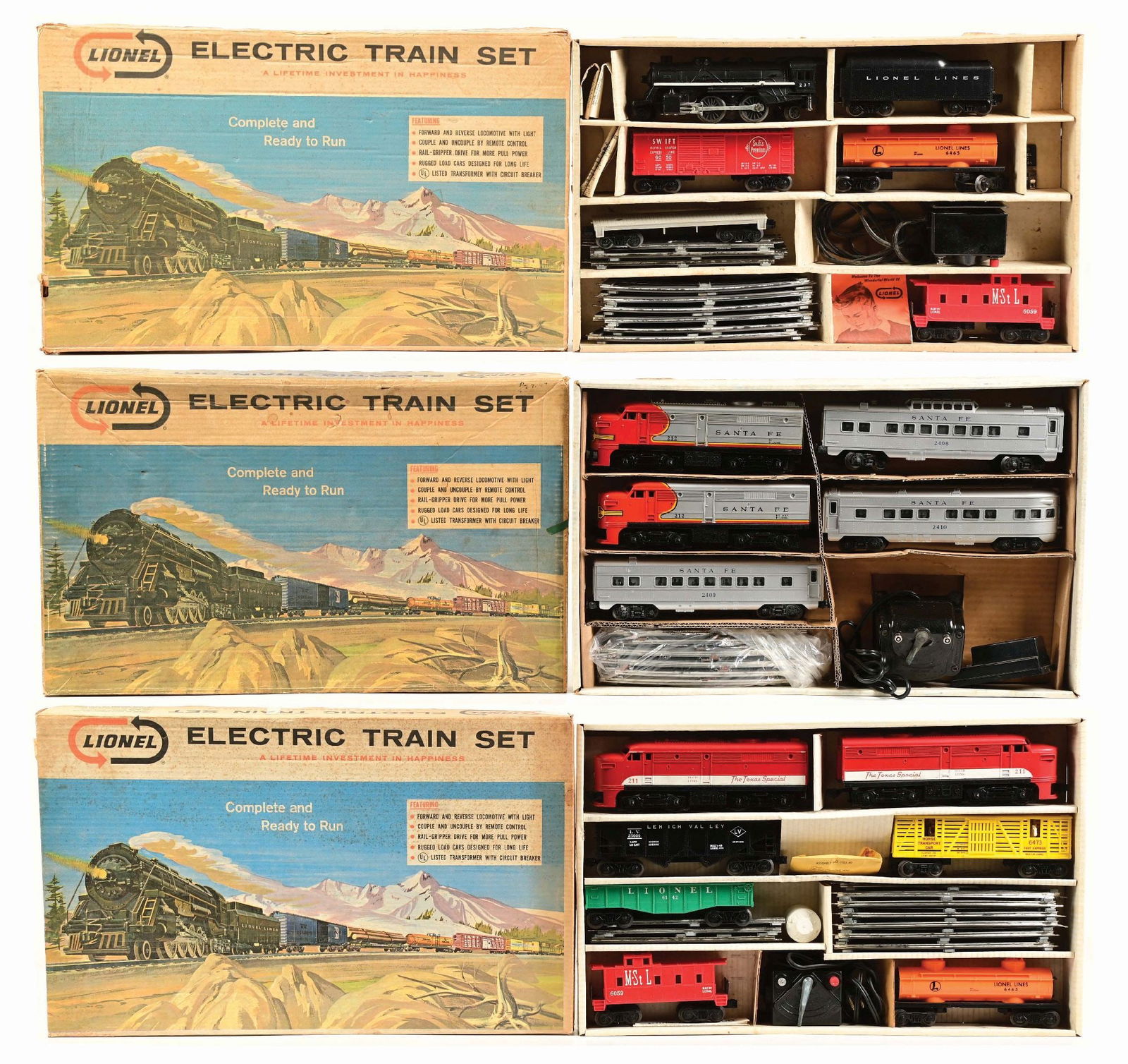 LOT OF 3: BOXED LIONEL SETS, NO. 11560, NO. 11590 & NO. 19514 (1 of 5)