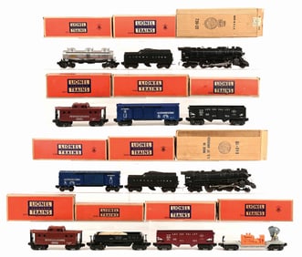 LOT OF 2: LIONEL NO. 2205WS & NO. 2221WS BOXED SETS