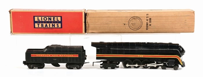 LOT OF 2: LIONEL NORFOLK & WESTERN NO. 746 STEAM LOCOMOTIVE