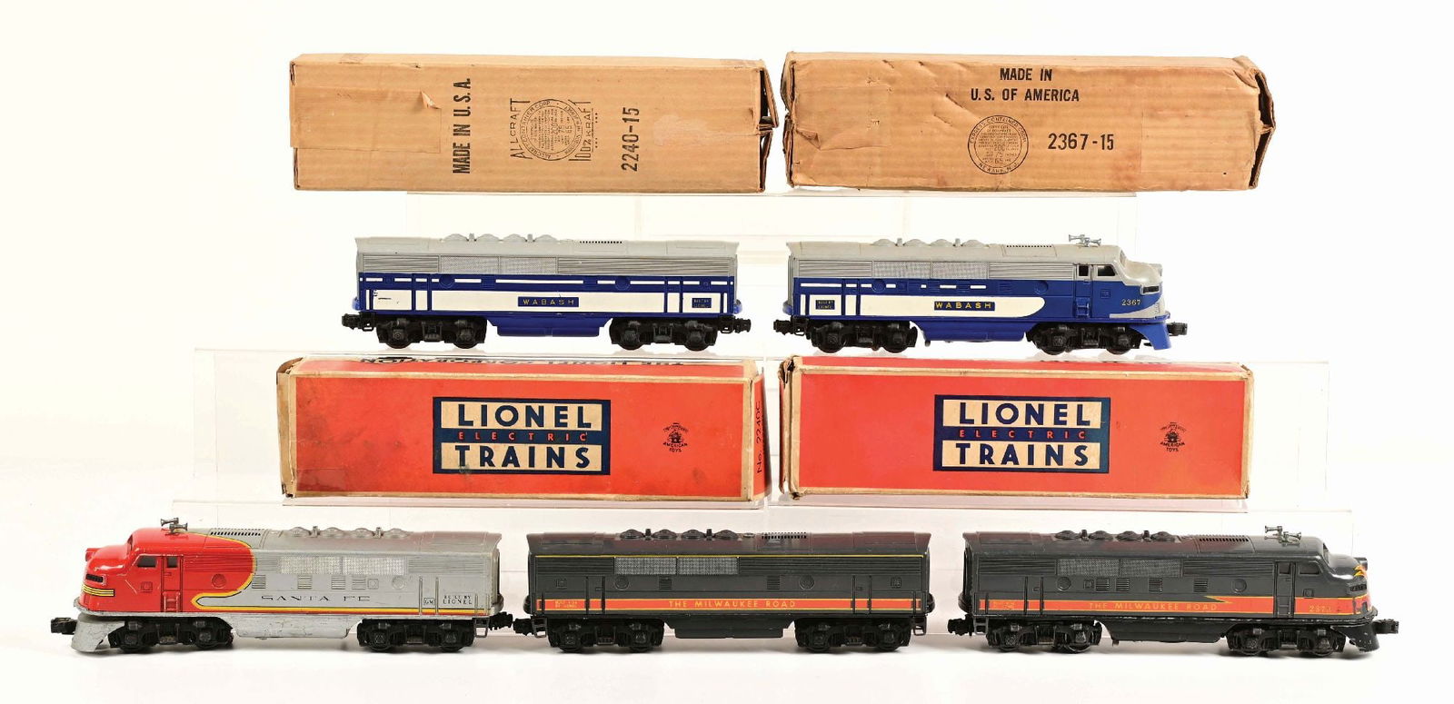 LOT OF 5: LIONEL F3S (1 of 2)