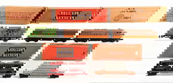 LOT OF 5: LIONEL 2363 ILLINOIS CENTRAL F3AB & ASSORTED CARS (1 of 2)