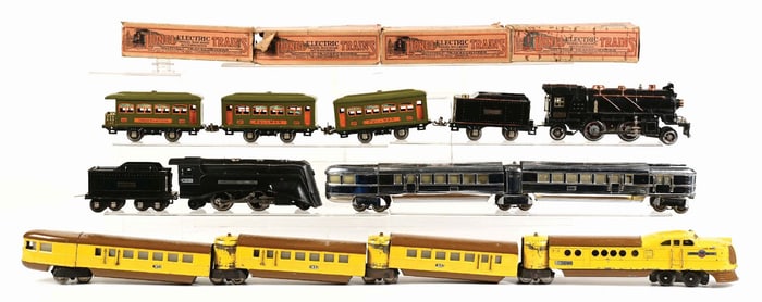 LOT OF 3: GROUPING OF LIONEL TRAIN SETS IN NON-ORIGINAL BOXES