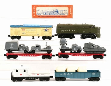 LOT OF 5: GROUPING OF MAINLY MILITARY TRAINS