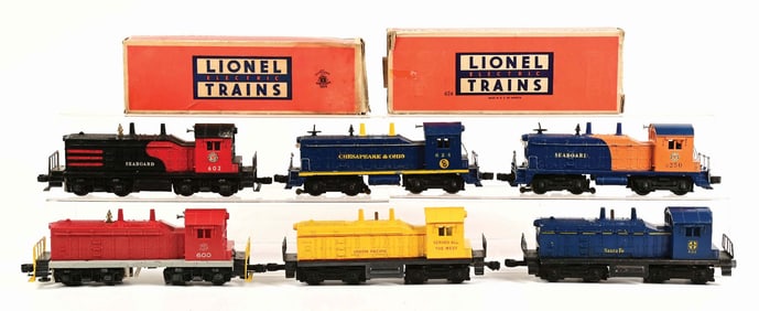 LOT OF 6: LIONEL NW2 SWITCHERS