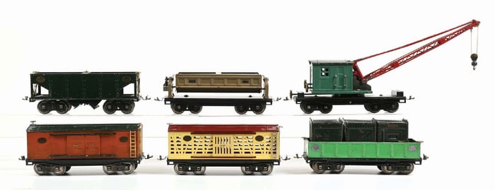 LOT OF 6: LIONEL LINES 200 SERIES FREIGHT CARS