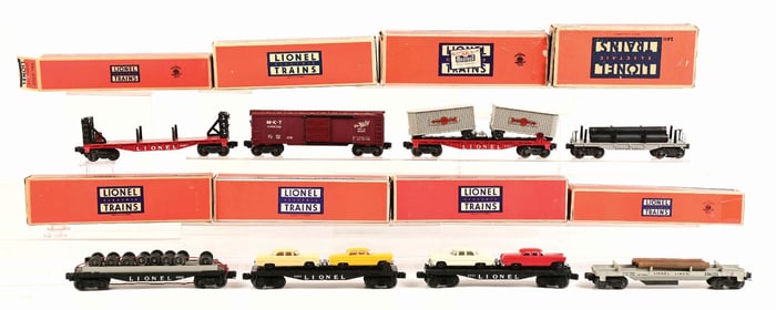 LOT OF 8: LIONEL POST-WAR TRAINS