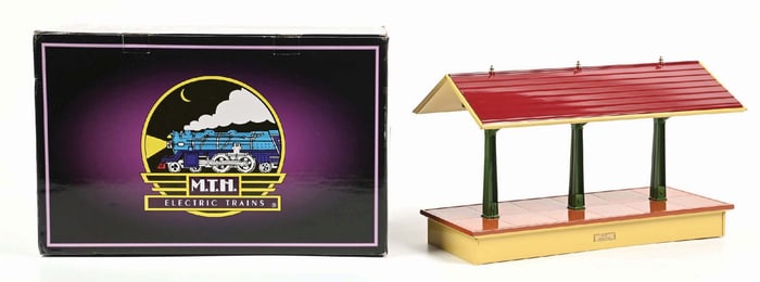 M.T.H. NO. 155 FREIGHT SHED IN ORIGINAL BOX