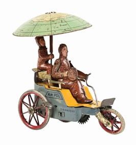 GERMAN LEHMANN TIN LITHO WIND-UP AM POL TOY