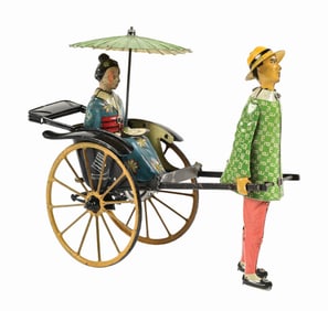 GERMAN LEHMANN TIN LITHO WIND-UP MASUYAMA TOY