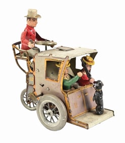 GERMAN LEHMANN TIN LITHO WIND-UP LILA TOY