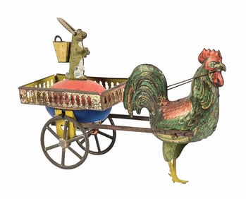 GERMAN TIN LITHO LEHMANN DUO TOY