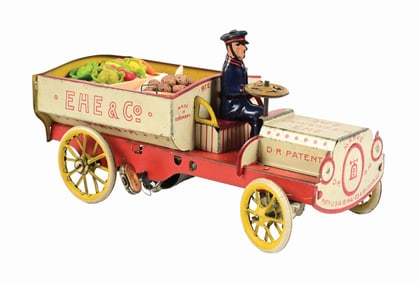 GERMAN LEHMANN TIN LITHO WIND-UP EHE TRUCK
