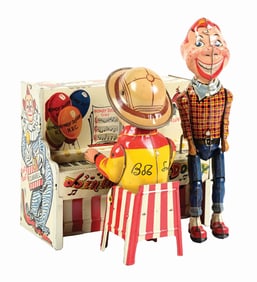 UNIQUE TIN LITHO HOWDY DOODY' & BOB SMITH WIND-UP BAND