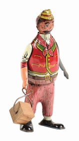 SCARCE MARX TIN LITHO WIND-UP RED THE ICE MAN TOY