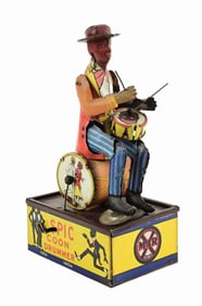 EARLY MARX SPIC AFRICAN-AMERICAN DRUMMING TOY