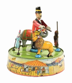 EARLY MARX TIN LITHO WIND-UP RING-A-LING CIRCUS