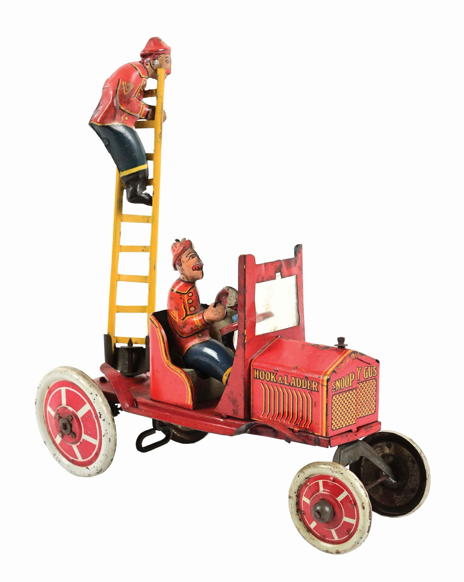 MARX TIN LITHO WIND-UP SNOOPY GUS CAR (1 of 3)