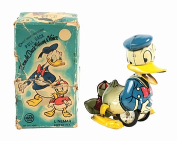 LINEMAR DISNEY DONALD DUCK AND NEPHEW HUEY TOY