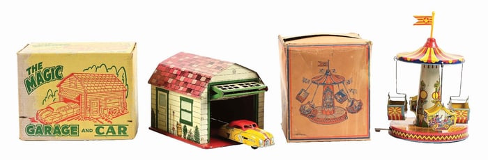LOT OF 2: MARX & CHEIN TIN LITHO TOYS