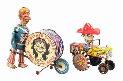 LOT OF 2: MARX TIN LITHO WIND-UP CHARACTER TOYS