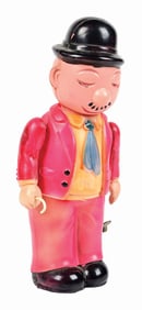JAPANESE CELLULOID WIND-UP WIMPY WALKING FIGURE