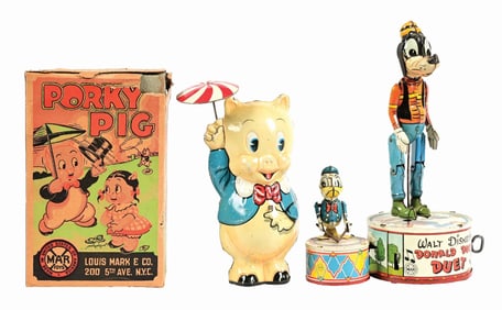 LOT OF 2: VARIOUS MARX TIN LITHO WIND-UP TOYS