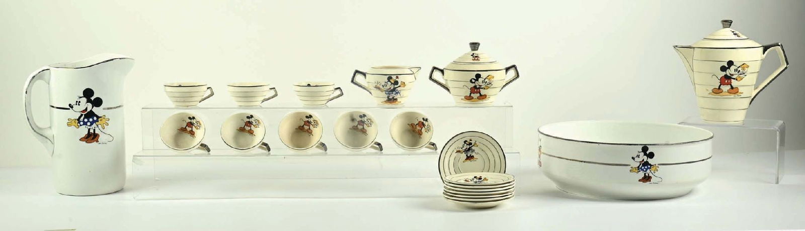Occupied Japan Mickey And Minnie Mouse Toy Tea Set Occupied Japan Mickey And Minnie Mouse Toy Tea Set
