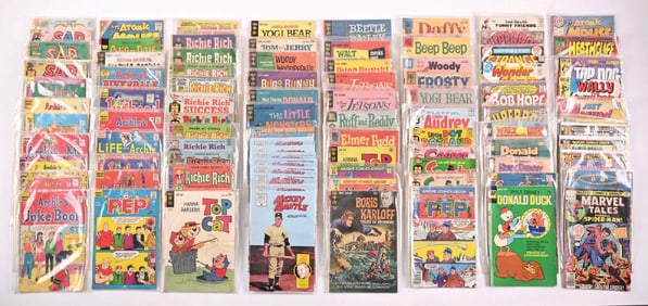 LOT OF APPROXIMATELY 100 VARIOUS COMIC BOOKS