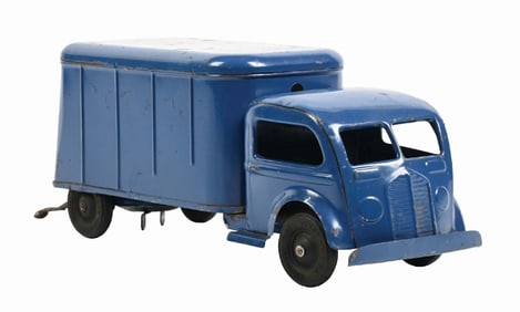 KINGSBURY PRESSED STEEL CLOCKWORK DELIVERY TRUCK