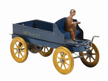 PRESSED STEEL CONVERSE USA AEF WIND-UP TRUCK