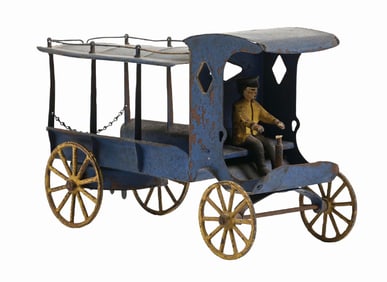 PRESSED STEEL WILKINS CLOCKWORK TRUCK