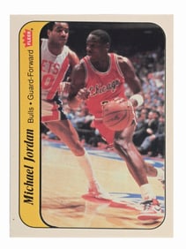 1986 MICHAEL JORDAN FLEER STICKER