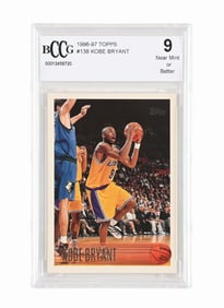 1996-97 TOPPS #138 KOBE BRYANT BCCG 9