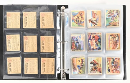 1949 BOWMAN GUM, INC. WILD WEST PICTURE CARDS