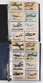 LOT OF 2 SETS OF TOPPS FRIEND OR FOE PLANE CARD SETS